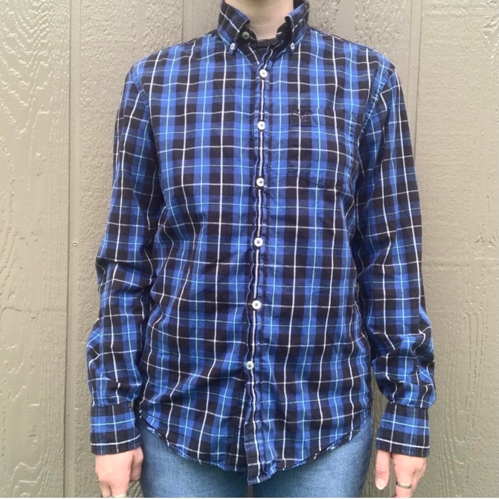 Men’s American Eagle plaid button down